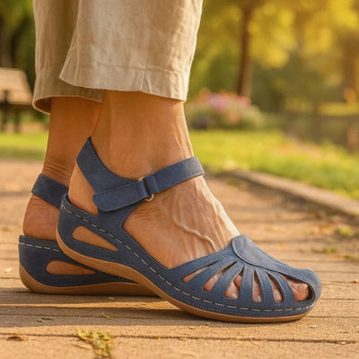 Women’s Summer Sandals – Closed Toe with Non-Slip Sole