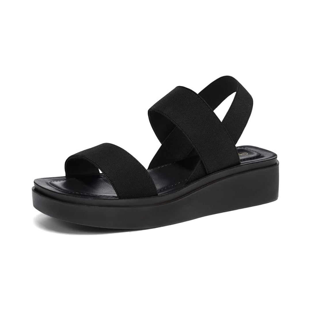 Women’s Lightweight Platform Sandals – Stretchable Design