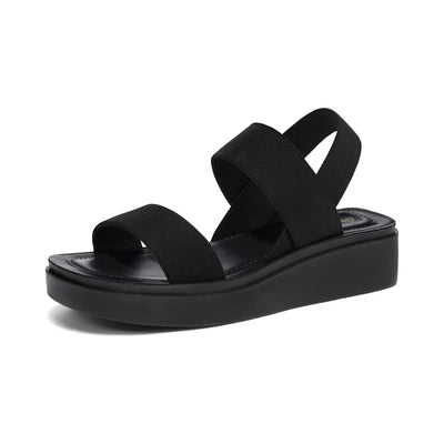 Women’s Lightweight Platform Sandals – Stretchable Design