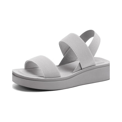 Women’s Lightweight Platform Sandals – Stretchable Design