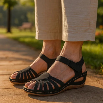 Women’s Summer Sandals – Closed Toe with Non-Slip Sole